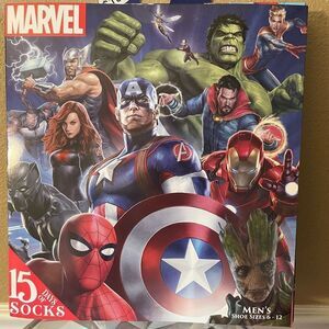 Marvel 15 Days of Socks Men’s Socks 6-12 New!